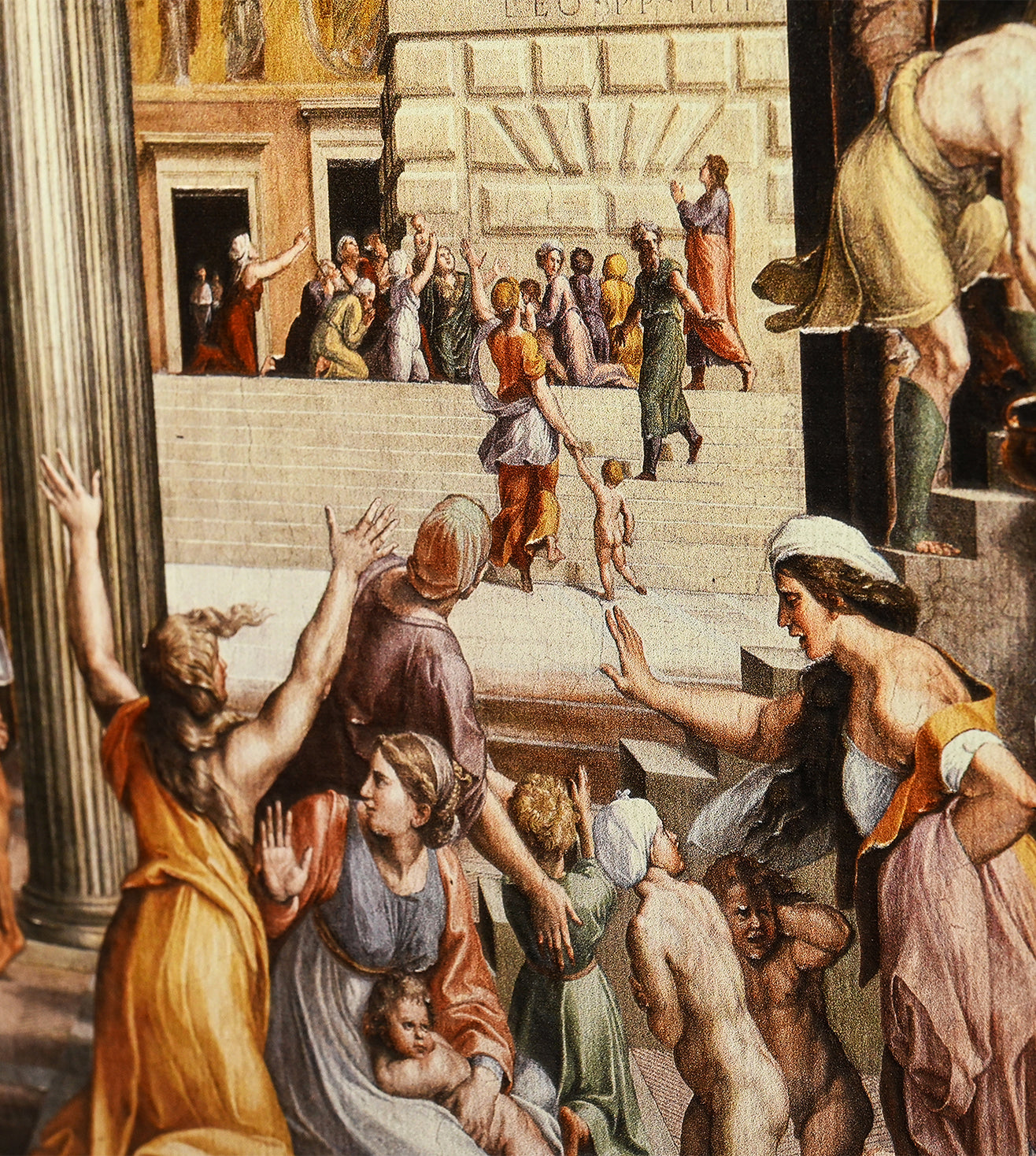The Fire in the Borgo by Raphael