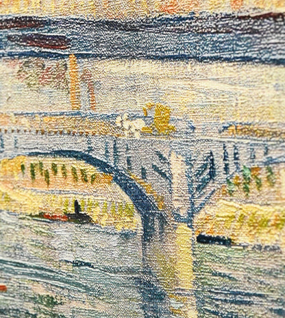 Bridges Across The Seine At Asnieres by Vincent Van Gogh