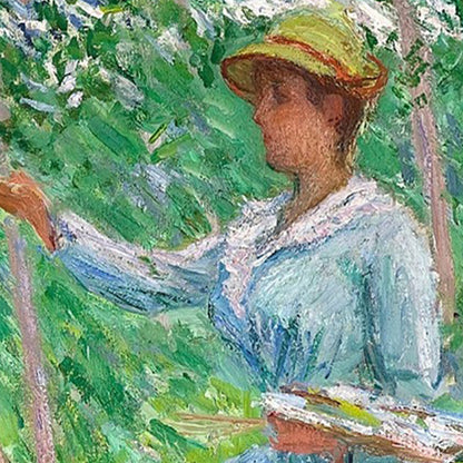 In The Woods At Giverny by Claude Monet