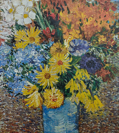 Vase with daisies and anemones by Vincent Van Gogh