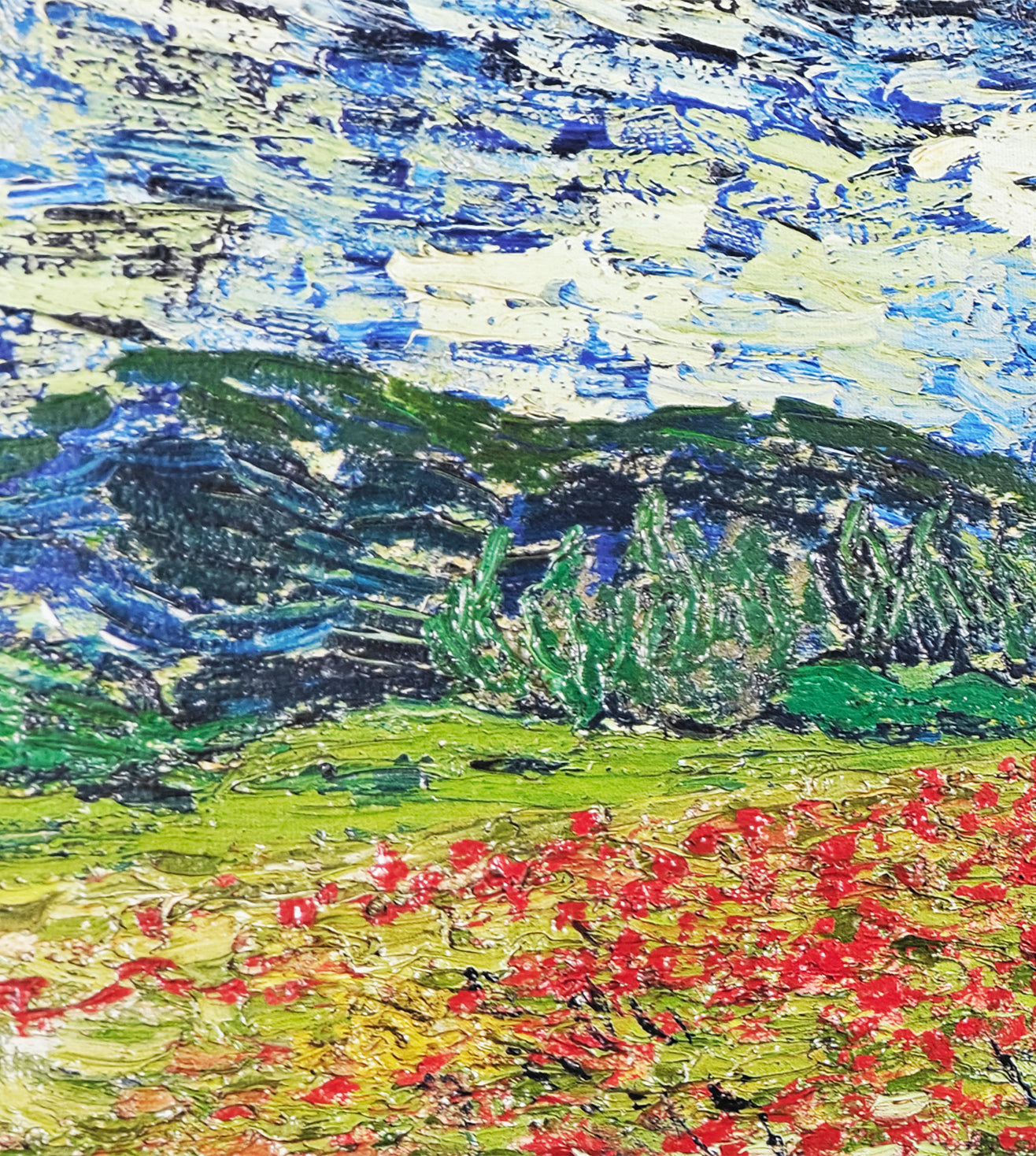 Poppy Field by Vincent van Gogh – Premium Framed Wall Art