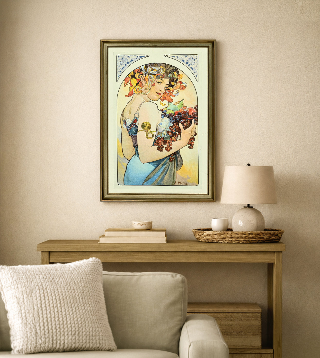 Fruit by Alphonse Mucha