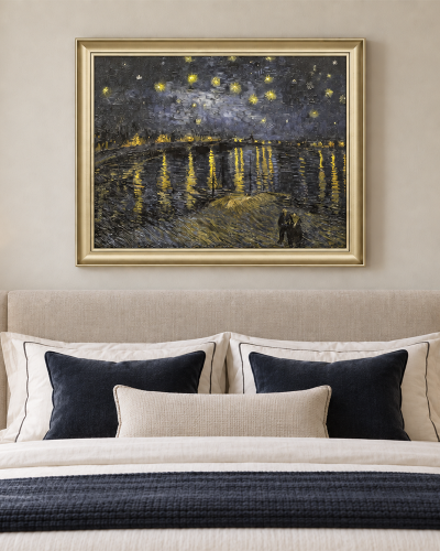 Starry Night On The Rhone by Vincent Van Gogh