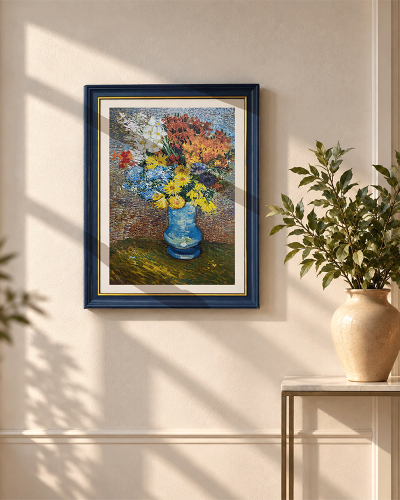 Vase with daisies and anemones by Vincent Van Gogh