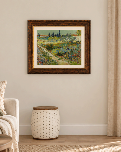 Garden At Arles by Vincent Van Gogh