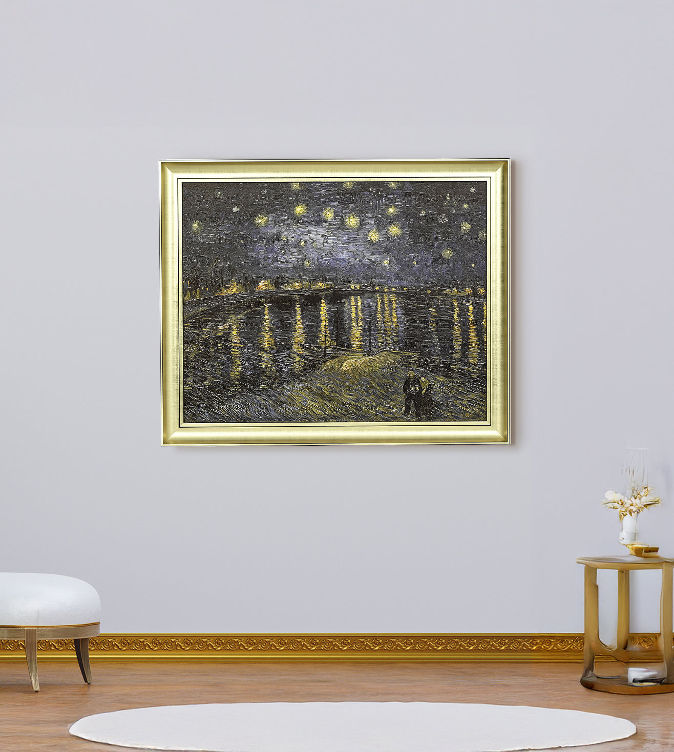Starry Night On The Rhone by Vincent Van Gogh