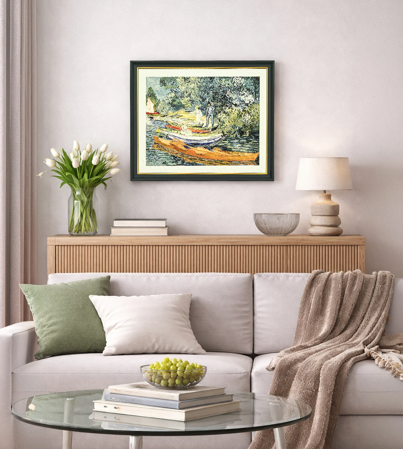 Bank of the Oise at Auvers by Vincent van Gogh – Museum-Quality Canvas Reproduction